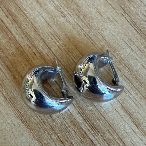Sterling Silver 1/2” Hoop Earrings